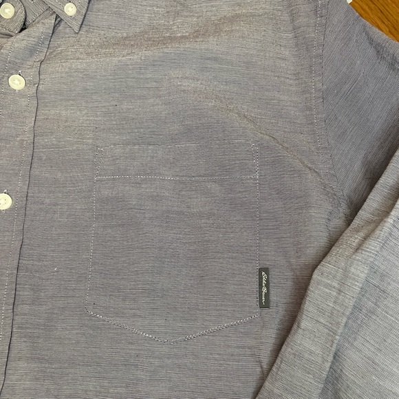 Men’s XL Grey Eddie Bauer Buttoned Shirt - Picture 2 of 3
